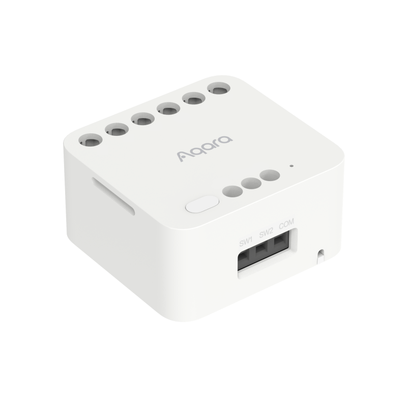 Реле двухканальное с сухим контактом | Aqara Dual Relay Module T2